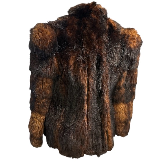Vintage brown fox fur coat, medium/large - Picture 5 of 10